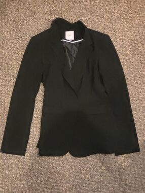 Candie's Black Women's Tailored Blazer Jacket